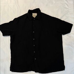 Tasco Elba Classic Black Casual Button Down Shirt